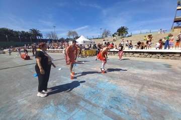 Carrera de Tacones del Carnaval de Telde 2023/TA e Ildefonso Rodríguez.